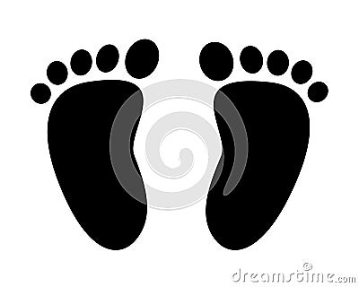 Foot icon Vector Illustration