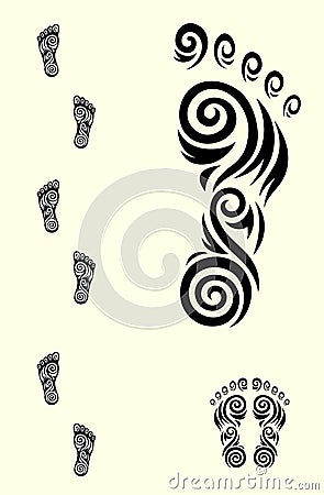 Foot icon Vector Illustration