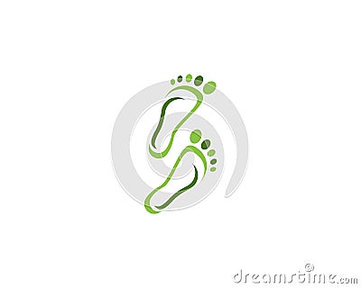 foot Logo Template vector icon Vector Illustration
