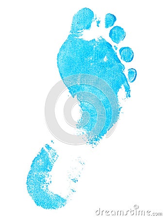 Foot print Stock Photo