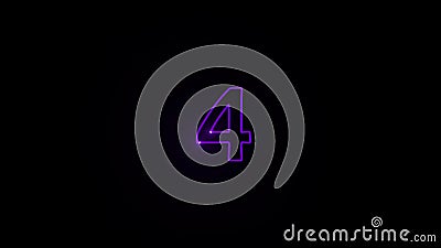 Footage The Number Four 4 In White Appears In A Luminous Point That Draws A Number And Then Erases It Leaving A Black Background Stock Video Video Of Used Creating Footage The Number Four 4 In White Appears In A Luminous Point That Draws A Number And Then Erases It Leaving A Black Background Stock Video Video Of Used Creating