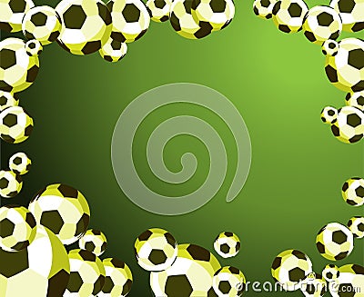 Football background Vector Illustration