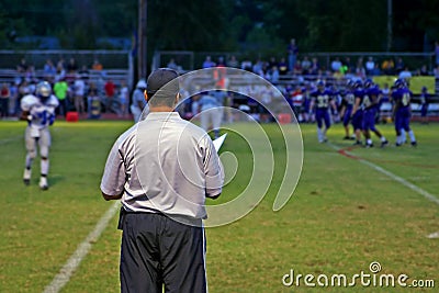 Football coach Stock Photo