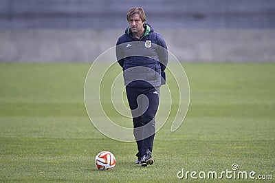 Football coach - Pedro Martins Editorial Stock Photo