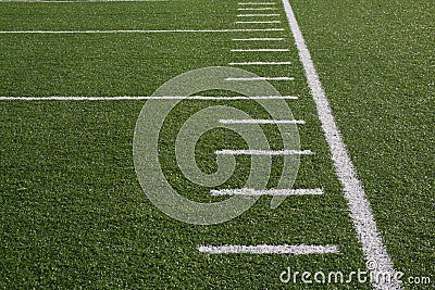 Football Field Yardlines Stock Photo CartoonDealer #4012596