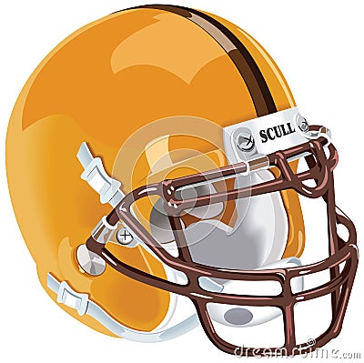 Football helmet Vector Illustration