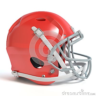 Football Helmet Cartoon Illustration
