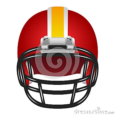 Football helmet Vector Illustration