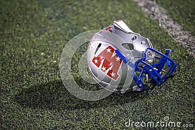Football Helmet Editorial Stock Photo