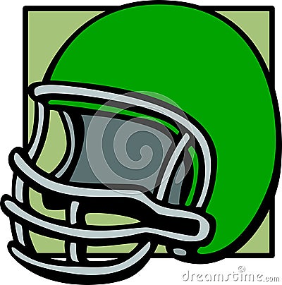 football helmet vector illustration Vector Illustration