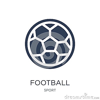 Football icon. Trendy flat vector Football icon on white background from sport collection Vector Illustration