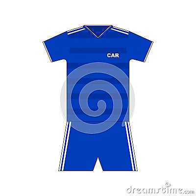 Football kit. Cardiff Editorial Stock Photo