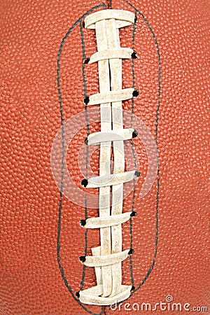 Football Laces Stock Photo