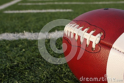 Football laces Stock Photo