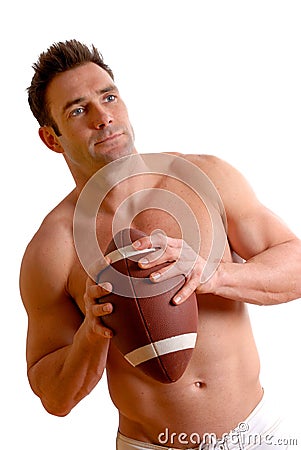 Football man Stock Photo