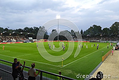 Fazanerija Football Stadion, Murska Sobota, Slovenia Editorial Stock Photo