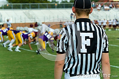 Football Official Stock Photo