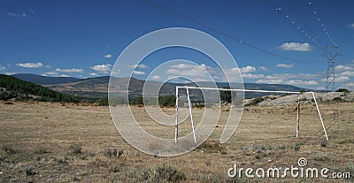 Football Pitch Stock Photo