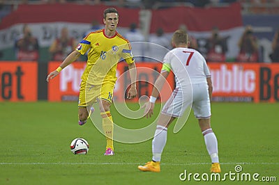 Football player - Florin Gardos Editorial Stock Photo