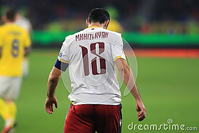 Football player, Henrikh Mkhitaryan Editorial Stock Photo