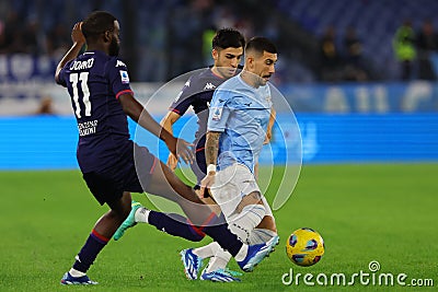 Football: Serie A 2023-2024 - Match day 10 - SS Lazio vs ACF Fiorentina, Olympic Stadium in Rome on 30th october 2023 Editorial Stock Photo
