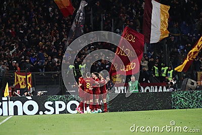 Football: Serie A 2022 2023 - Match day 30 - AS Roma vs Udinese Calcio, Olympic stadium in Rome Editorial Stock Photo