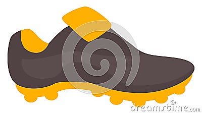 Football sneaker, illustration, vector Vector Illustration