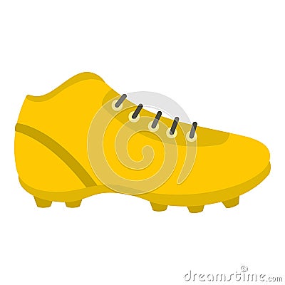 Football or soccer shoe icon Vector Illustration