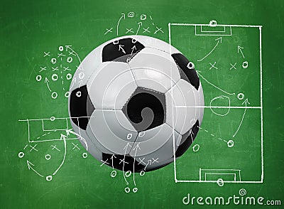 Football strategy Stock Photo