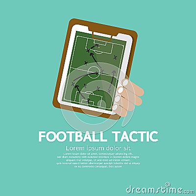 Football Tactic. Vector Illustration