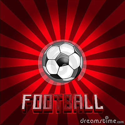 Football, uniting the whole world Vector Illustration