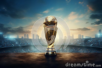 football world cup trophy Stock Photo