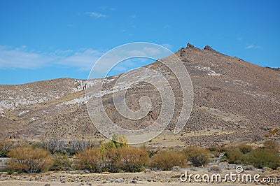 Foothills of the Andes Mountains Stock Photo