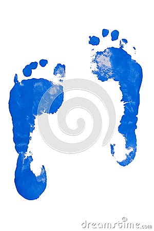 Footprint Stock Photo