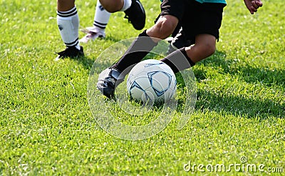 Footwork action Stock Photo