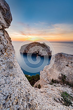 Foradada Island in Sardinia, Italy Stock Photo