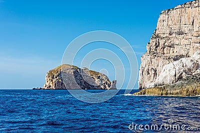 Foradada Island in Sardinia, Italy Stock Photo