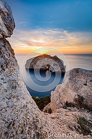 Foradada Island in Sardinia, Italy Stock Photo