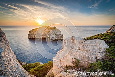 Foradada Island in Sardinia, Italy Stock Photo