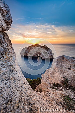 Foradada Island in Sardinia, Italy Stock Photo