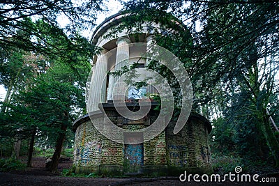 Forbes Mausoleum, Callendar Park, Scotland, UK. Stock Photo