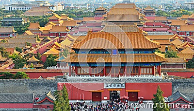 Forbidden City Editorial Stock Photo