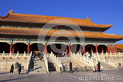 Forbidden city, Beijing Editorial Stock Photo