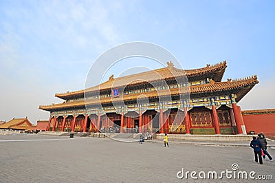 The Forbidden City (Gu Gong) Editorial Stock Photo