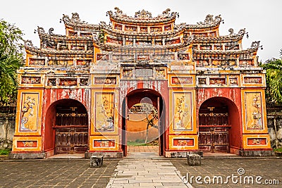 The Forbidden City at Hue Stock Photo