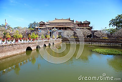 Forbidden city Hue, Vietnam Stock Photo