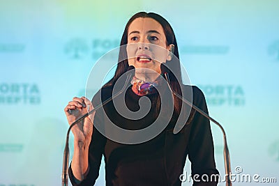 Force of the Right Party Conference, Bucharest, Romania Editorial Stock Photo