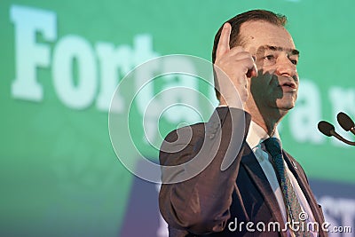 Force of the Right Party Conference, Bucharest, Romania Editorial Stock Photo