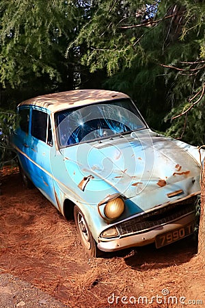 The Ford Anglia Editorial Stock Photo