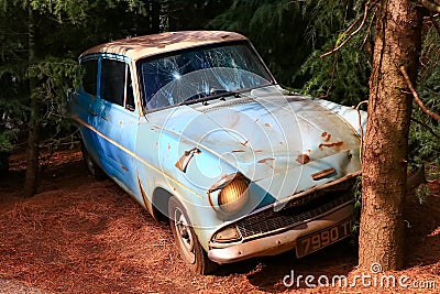 The Ford Anglia Editorial Stock Photo